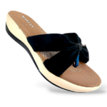 Women's wedge sandals wholesale with a textured footbed and a soft, gathered strap design.